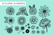 60 Garden Florals Vector Elements, an Illustration by Kristin Nohe Juchs (Thumbnail 3 of 5)