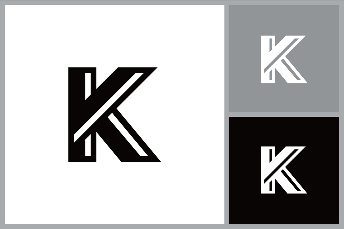 Letter K Symbol Vector Template, a Branding & Logo Template by quadrazo (Photo 1 of 2)