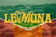 Lemona - Hybrid Style, a Slab Serif Font by Burntilldead (Thumbnail 1 of 13)