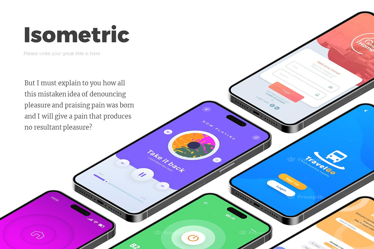 Isometric Slides Design PowerPoint, a Presentation Template by Presentation Templates (Photo 10 of 23)