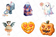 Halloween Trick or Treat Clipart, an Illustration by DreamPrint404 (Thumbnail 5 of 5)