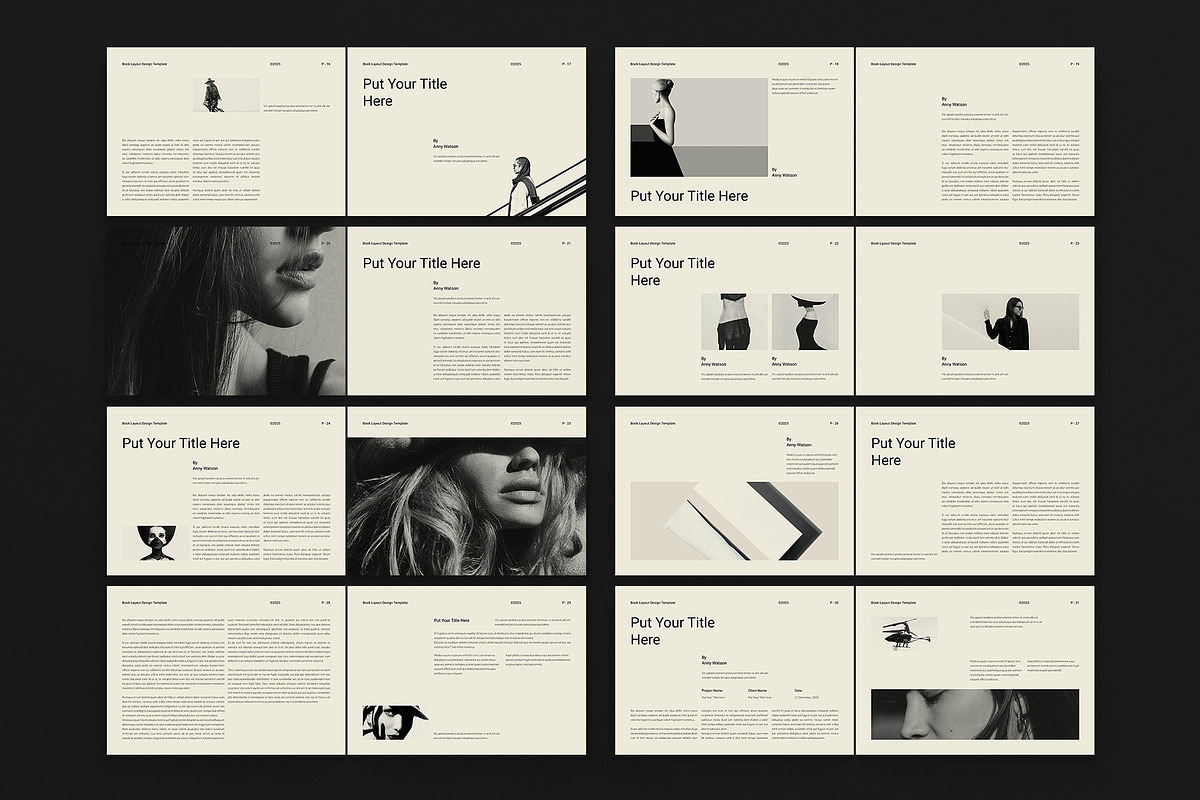 Book Title Layout Design Landscape, a Magazine Template by DesignCrest (Photo 15 of 15)