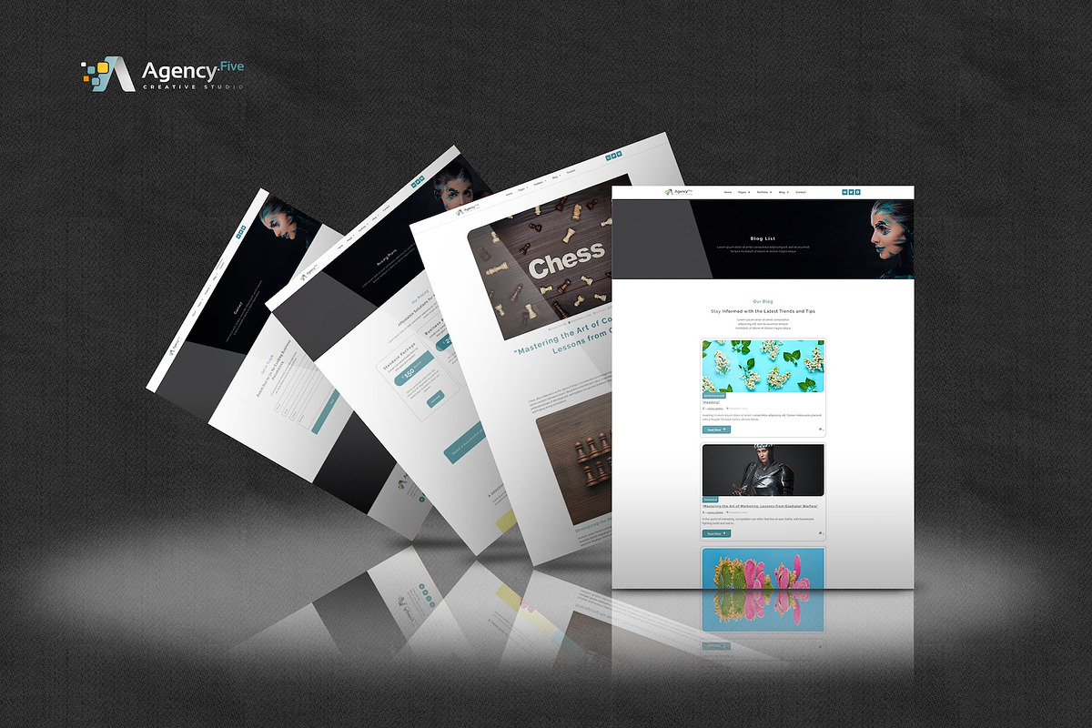Agency Five -Creative Elementor  Kit, a Websites & App Template by Select Agency Designs (Photo 4 of 8)