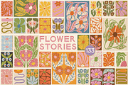 Retro Posters Groovy Flower Market, a Decorative Illustration by Ayya Studio (Thumbnail 1 of 16)