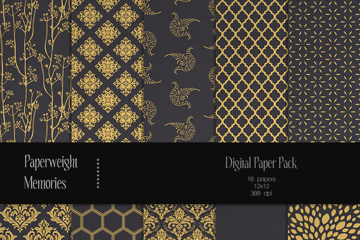 Patterned Paper - Gilded Dreams