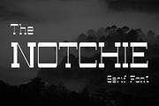 Notchie - Modern Typeface, a Serif Font by Made by Cap (Thumbnail 1 of 3)