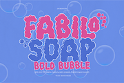 Fabilo Soap | Bold Bubble Font, a Handwritten Font by Denustudios (Thumbnail 1 of 12)