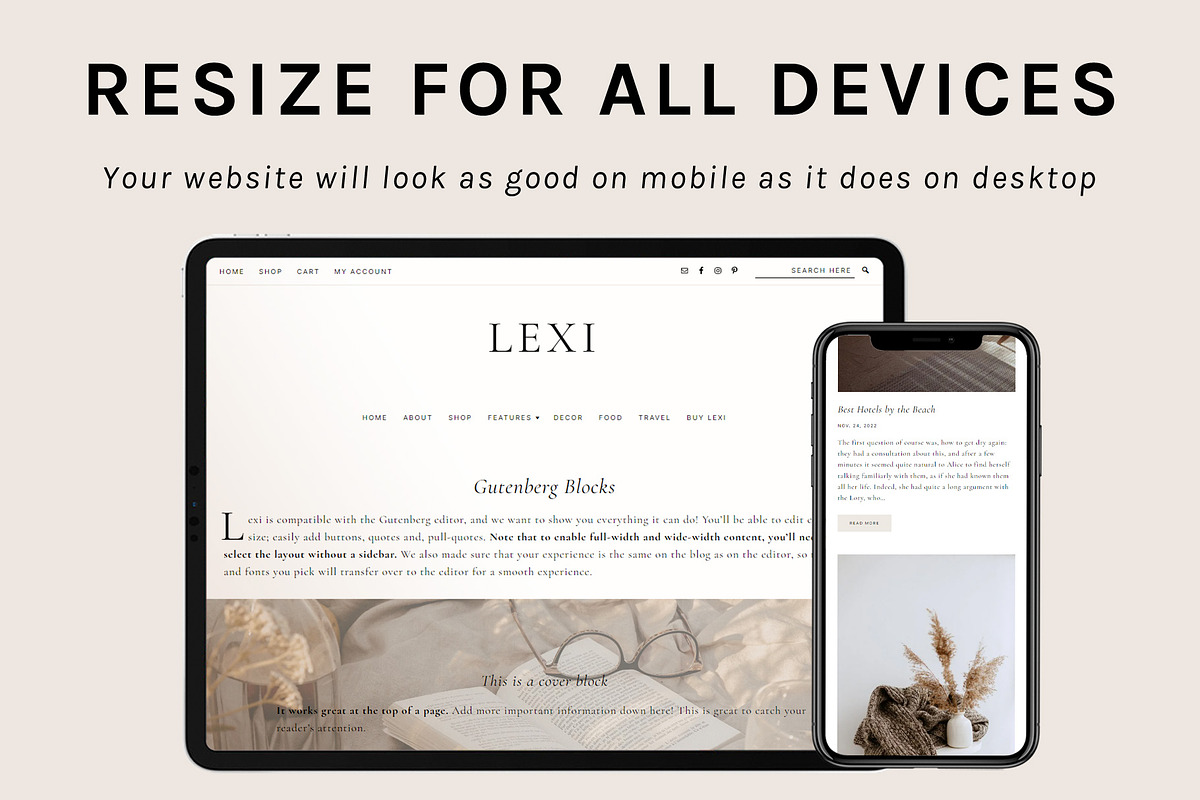 Lexi Theme • Genesis Child Theme, a WordPress Template by Code + Coconut (Photo 7 of 8)