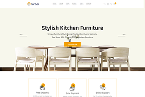 Furniture eCommerce HTML 5 Template, a Bootstrap Template by HasThemes