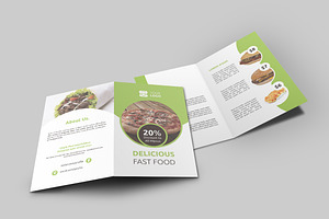 Fast Food Bi-Fold Brochure, a Brochure Template by Creatricks