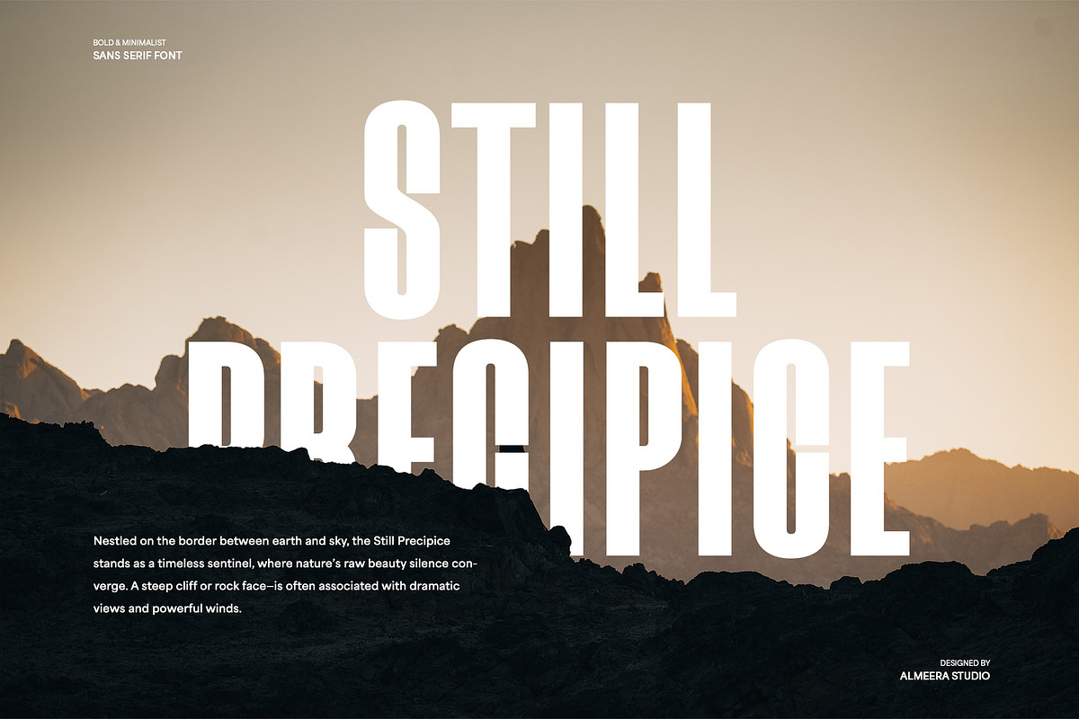 Zeuxis - Bold & Minimalist Sans, a Sans Serif Font by Almeera Std (Photo 5 of 7)