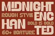 Midnight Mirage - Rough Display, a Script Font by Alpaprana (Thumbnail 5 of 10)