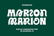 Marion - Display Combination Font, a Sans Serif Font by Mahesans Co (Thumbnail 11 of 11)