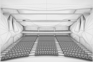 Theater Interior 1200 Seats