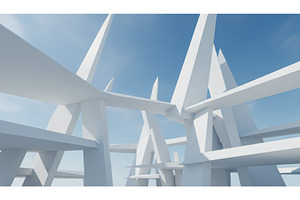 Rendered image of intersecting, an Abstract Photo by Igor Tichonow