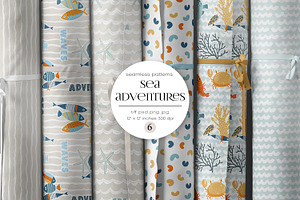 Kids Patterns Sea Adventure