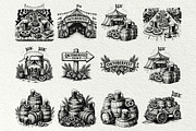 Oktoberfest Engraving Graphics, a Seasonal Illustration by DENIDigitalArtSudio (Thumbnail 6 of 7)