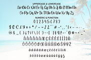 Beach Summer | Script Font, a Script Font by Scratchones (Thumbnail 7 of 8)