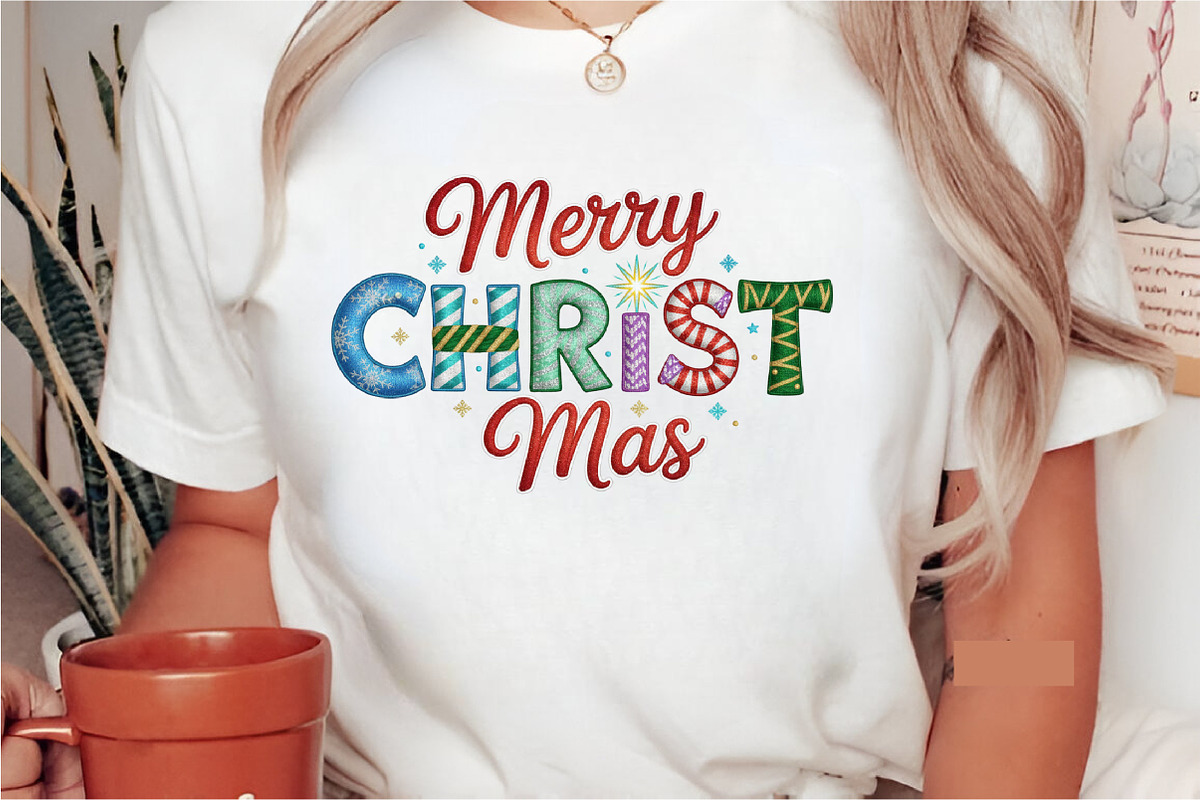 Merry Christmas Sublimation PNG, an Illustration by Designking (Photo 6 of 6)