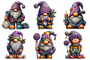 Winter Christmas Gnome Clipart, an Illustration by Daily.Designs (Thumbnail 4 of 5)