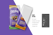 Two Chocolate bar mockup, a Packaging Mockup by easymock (Thumbnail 3 of 6)