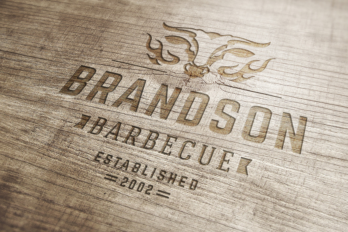 18 Barbecue Logos and Badges, a Branding & Logo Template by Vasya Kobelev (Photo 14 of 14)