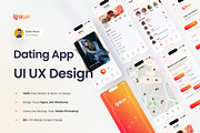 Dating Mobile App Complete UI UX Kit, an UI Kit Template by DesignBox (Thumbnail 1 of 10)