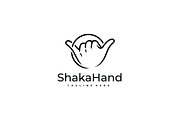 Shaka Hand Surf Life Logo Template, a Branding & Logo Template by yopie (Thumbnail 3 of 3)
