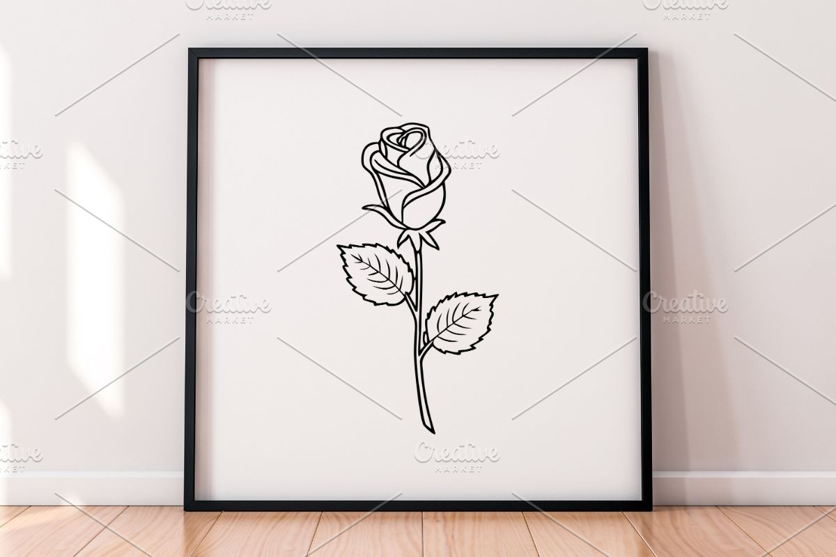 Rose Silhouette SVG Bundle, a Decorative Illustration by newminddesign (Photo 5 of 5)