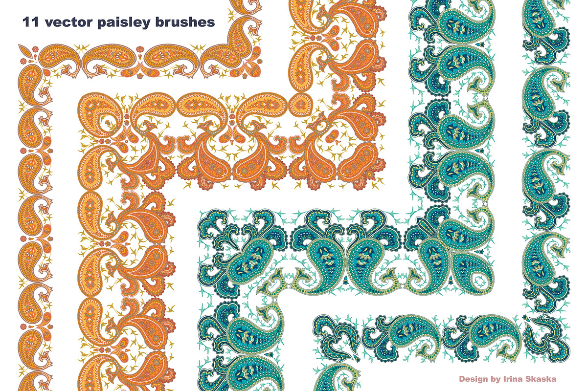 45 BORDER BRUSHES, a Brush Add-On by Irina Skaska (Photo 10 of 14)