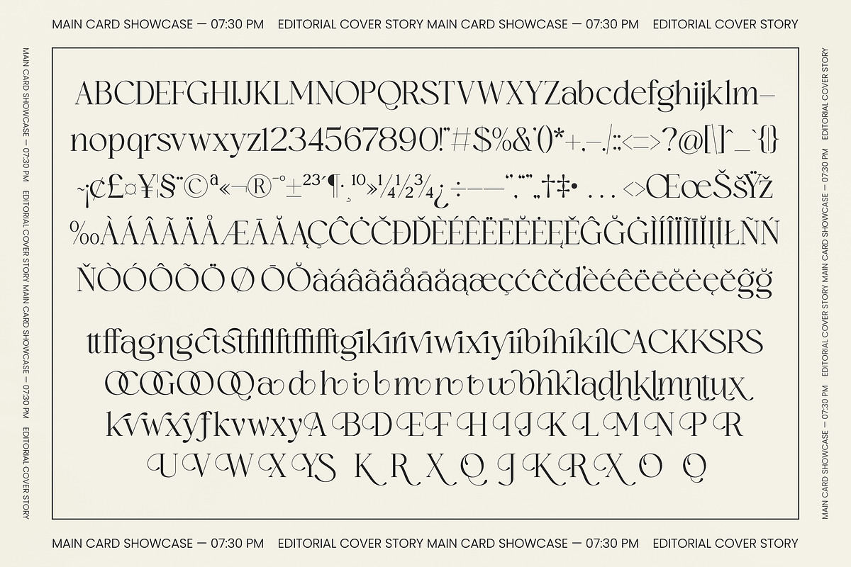 Vogures Fabric Modern Elegant Serif, a Serif Font by timelesstype.co (Photo 10 of 10)