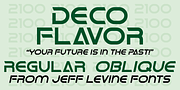 Deco Flavor JNL, a Font by Jeff Levine Fonts (Thumbnail 1 of 6)