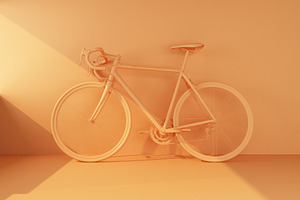 orange bike