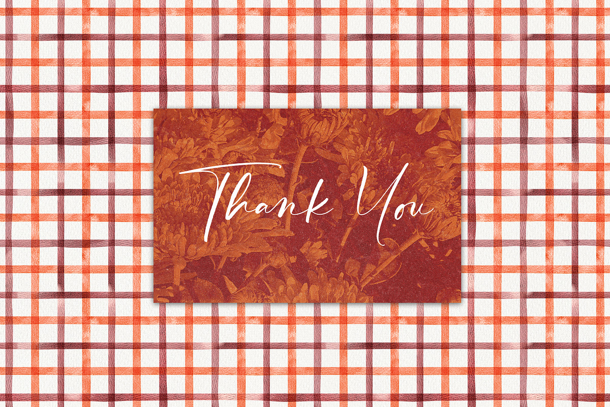 Amber Plaid & Stripe Patterns, a Decorative Illustration by YarovaArt (Photo 14 of 14)