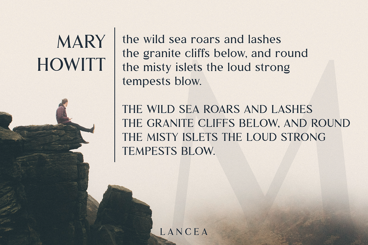 Lancea Font, a Serif Font by Asenbayu (Photo 9 of 11)