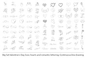 Big Love set. 99 Valentines Elements, a Decorative Illustration by Anastasiia_Dzhioeva (Thumbnail 1 of 7)