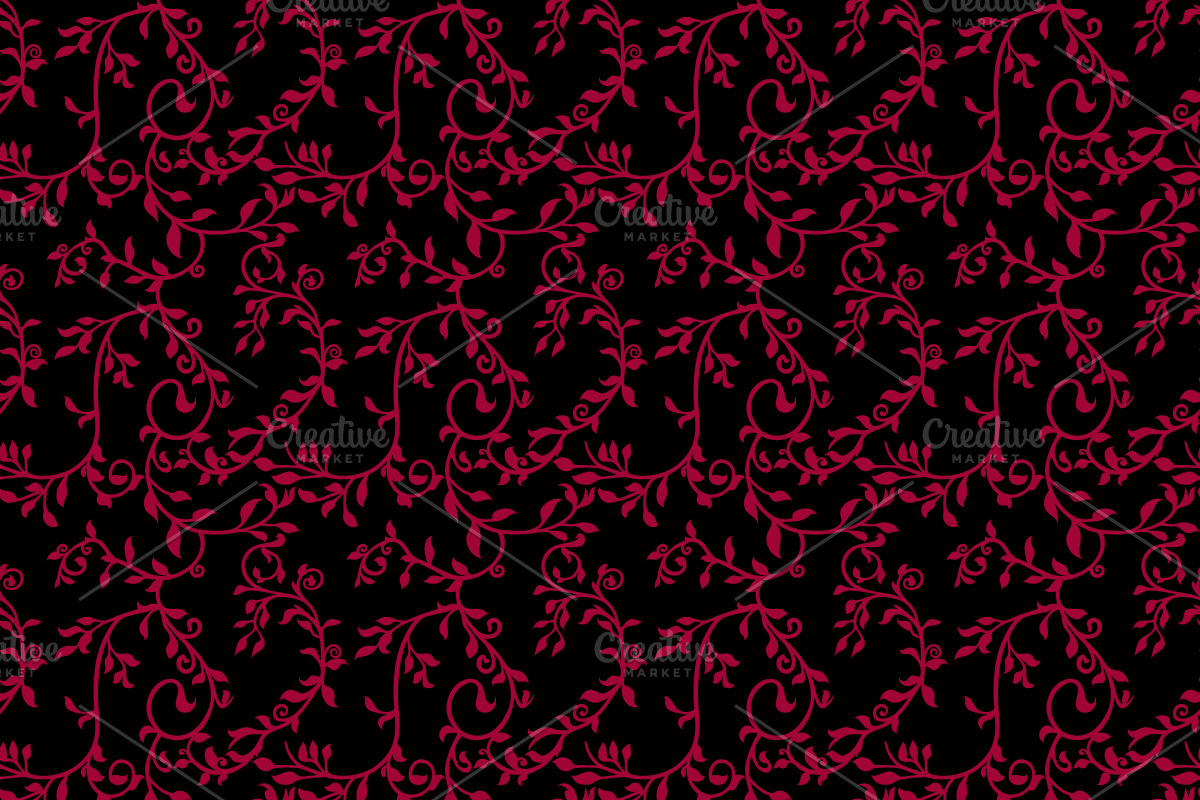Leafy Vines Pattern Tile preview 2