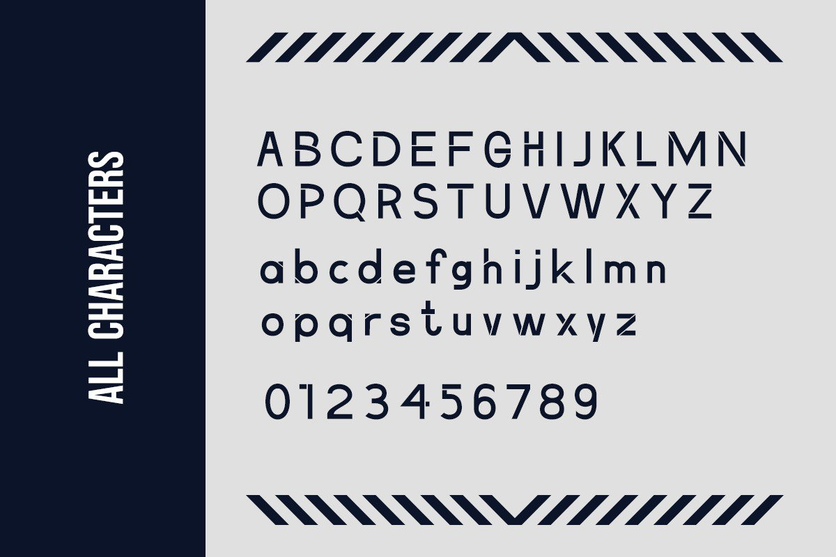 Blazionix – Futuristic Sans Serif, a Sans Serif Font by Vadovastd (Photo 8 of 9)