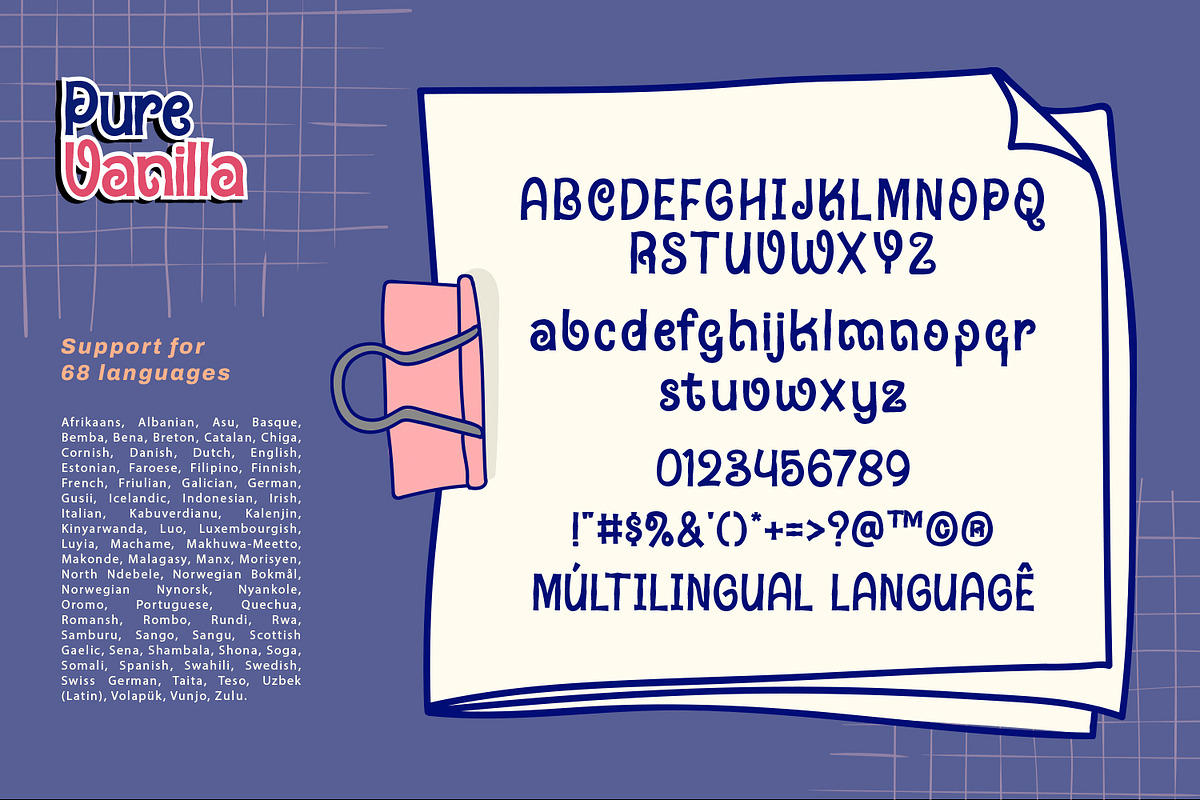 Pure Vanilla, a Symbol Font by yumnatype (Photo 10 of 10)