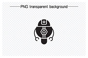 Smart Robot Avatars Set, a Solid Icon by Designfour (Thumbnail 3 of 7)