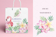 SALE!Tropical Blossom Watercolor Set, a Decorative Illustration by Irina Diasli (Thumbnail 11 of 14)
