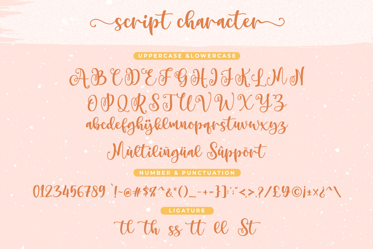 Bungalow Sweety Duo and Extras, a Handwritten Font by Beautypes (Photo 7 of 9)