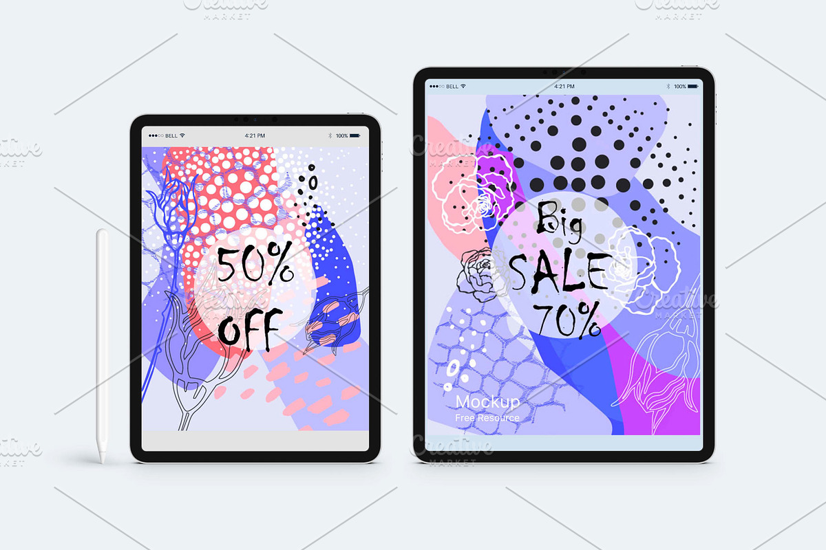 Abstract floral collection, a Decorative Illustration by Polanika (Photo 10 of 12)