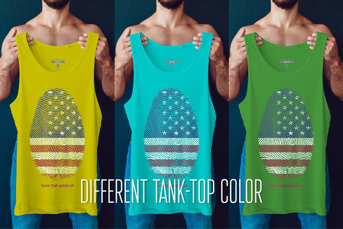 Tank-Top Mock-Up, a Shirt Mockup by Freeman Studio (Photo 2 of 9)