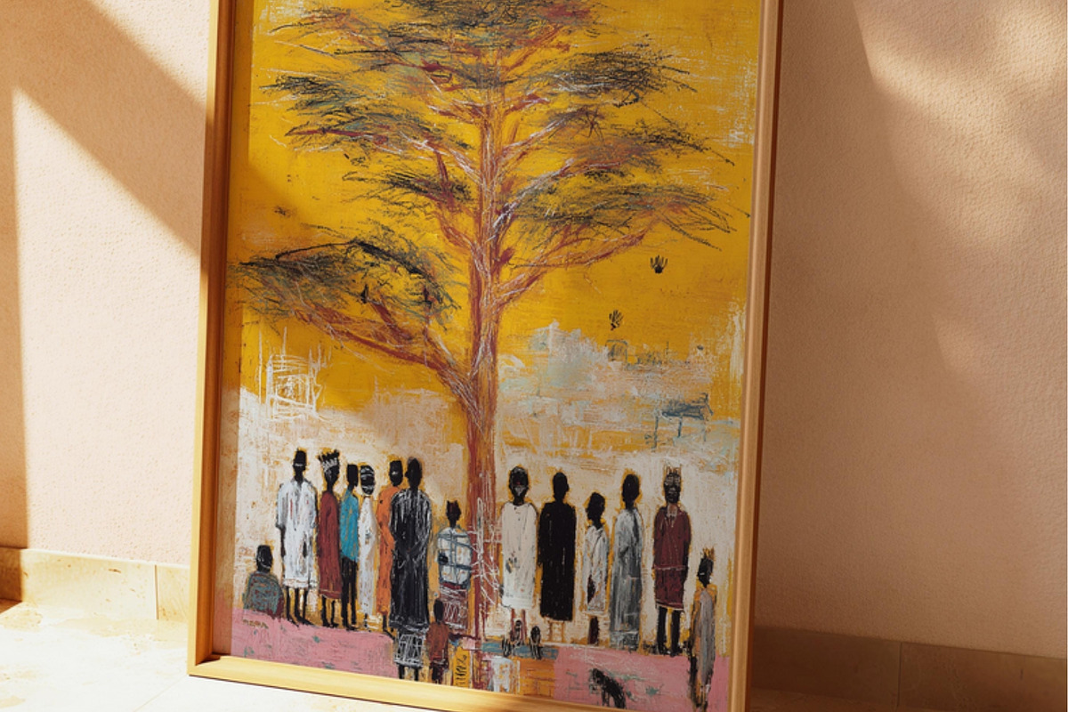 African Rhythm Wall Art Collection, an Illustration by PrintablesByFranklyn (Photo 5 of 10)