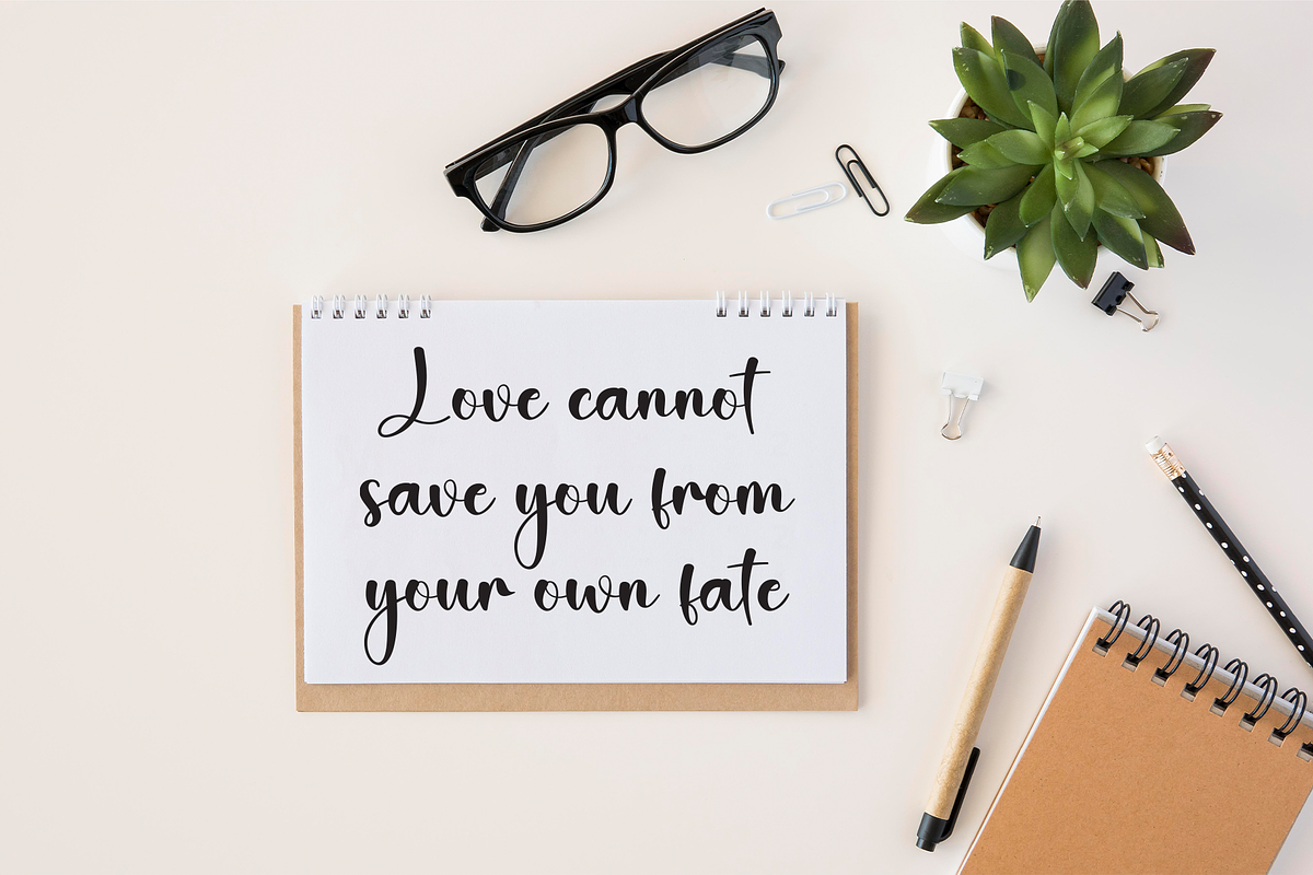 Understand | Script Font, a Handwritten Font by Scratchones (Photo 8 of 8)