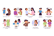 Kids autism signs set, a Healthcare Illustration by PaperTrident (Thumbnail 1 of 9)