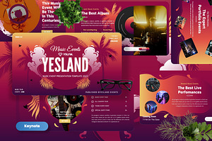 Yesland - Music Events Keynote