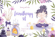 Aromatherapy set, a Healthcare Illustration by Maycat_store (Thumbnail 1 of 3)
