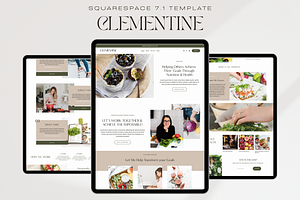 Squarespace Template: Clementine